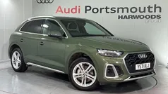 Green Used 2021 Audi Q5 S-Line SUV | £33,390 (Fair price)