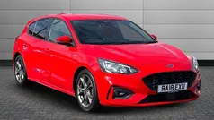 Race red Used 2018 Ford Focus ST-Line Hatchback | £10,590 (Fair price)