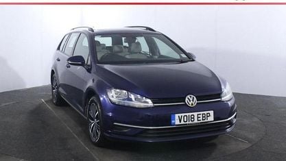 Używany VW Golf VII SE 125 KM (91 kW) 2018 Niebieski Kombi