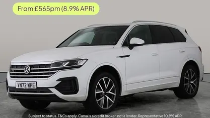 White Used 2022 VW Touareg R-line SUV | £35,656 (Good price)