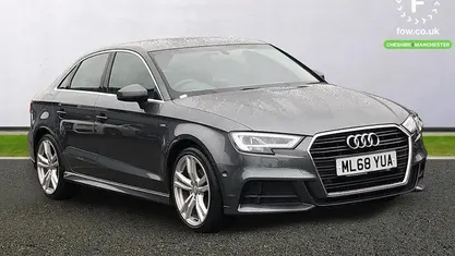 Grey Used 2018 Audi A3 S-Line Sedan | £14,999 (Fair price)