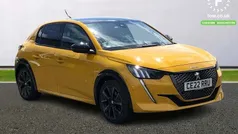 Yellow Used 2022 Peugeot 208 Premium Hatchback | £17,499 (Fair price)