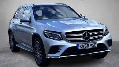 Used Mercedes GLC250 AMG line 204 HP (150 kW) 2018 Silver SUV