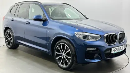Used BMW X3 M Sport 265 HP (194 kW) 2019 Blue SUV