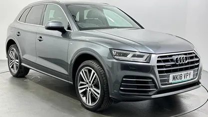 Grey Used 2018 Audi Q5 S-Line SUV | £17,992 (Fair price)