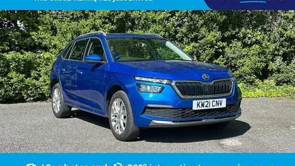 Used Skoda Kamiq SE 116 HP (85 kW) 2020 Blue SUV