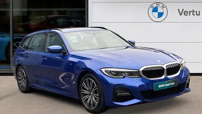 Used BMW 320 M Sport 184 HP (135 kW) 2022 Blue Estate