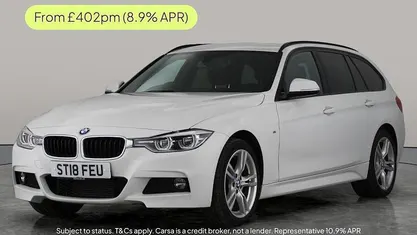 White Used 2018 BMW 320 M Sport Estate | £14,951 (Good price)