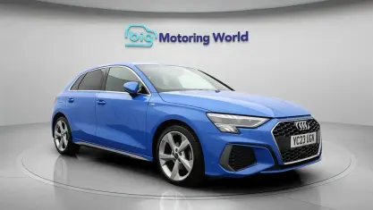 Used Audi A3 Sportback S-Line 110 HP (80 kW) 2023 Blue Hatchback