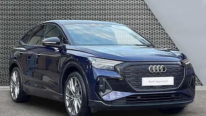 Blue Used 2022 Audi Q4 Sportback e-tron Advanced SUV | £34,289 (Fair price)