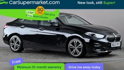 Begagnad BMW 218 Sport Line 150 HK (110 kW) 2022 Svart Sportkupé