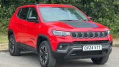 Red Used 2024 Jeep Compass Trailhawk SUV | £24,399 (Fair price)