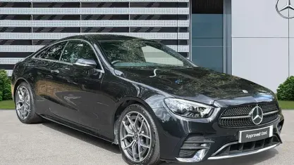 Used Mercedes E300 AMG line 258 HP (189 kW) 2023 Black Coupe