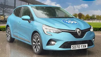 Used Renault Clio V Iconic 101 HP (74 kW) 2020 Blue Hatchback