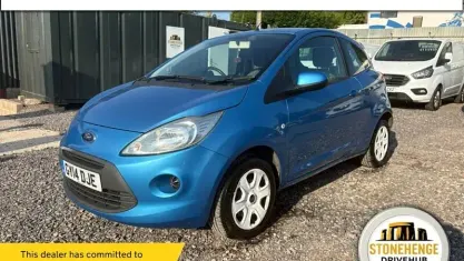 Used Ford Ka S 69 HP (50 kW) 2014 Blue Hatchback