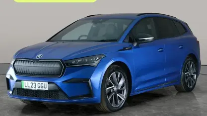 Used Skoda Enyaq iV SportLine 150 kW (204 HP) 2022 Blue SUV