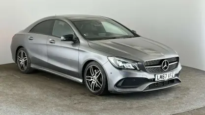 Used Mercedes CLA220 AMG line 177 HP (130 kW) 2017 Grey Coupe