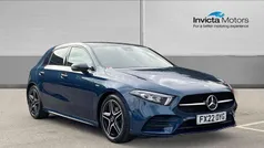 Blue Used 2022 Mercedes A180 Executive Hatchback | £21,100 (Fair price)