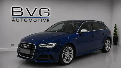 Begagnad Audi S3 Sportback 310 HK (228 kW) 2017 Blå Halvkombi