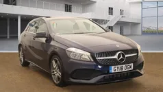 Blue Used 2018 Mercedes A180 AMG line Hatchback | £8,498 (Fair price)