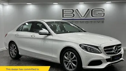 White Used 2016 Mercedes C250 Sedan | £9,994 (Super price)