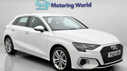 Used Audi A3 Sportback Sport 110 HP (80 kW) 2021 White Hatchback