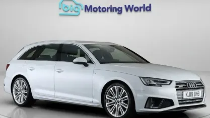 Used Audi A4 S-Line 190 HP (139 kW) 2019 White Estate