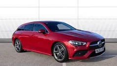 Red Used 2022 Mercedes CLA200 AMG line Estate | £22,355 (Good price)