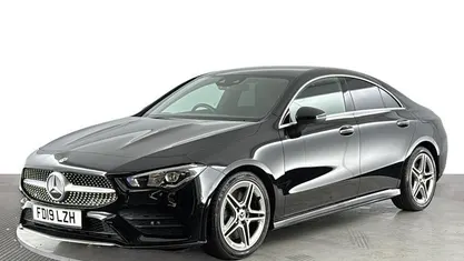 Used Mercedes CLA220 AMG Line Premium 190 HP (139 kW) 2019 Black Sedan