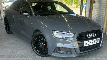 Used Audi A3 Black Edition 150 HP (110 kW) 2017 Grey Sedan