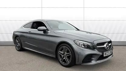 Used Mercedes C300 AMG Line Premium 245 HP (180 kW) 2020 Grey Coupe