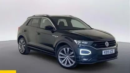 Used VW T-Roc R-line 150 HP (110 kW) 2019 Black SUV