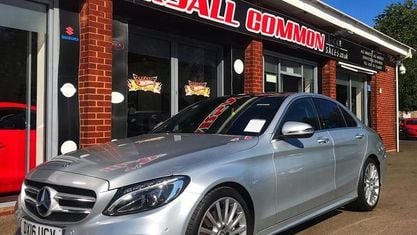 Usado Mercedes C200 AMG Line Premium 184 HP (135 kW) 2016 Prateado Sedan