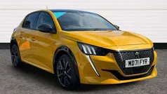 Yellow Used 2022 Peugeot 208 Premium Hatchback | £17,495 (Fair price)