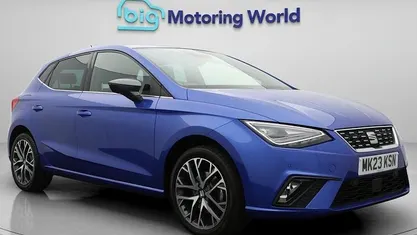 Used Seat Ibiza XCELLENCE Lux 110 HP (80 kW) 2023 Blue Hatchback