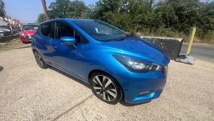 Used Nissan Micra Tekna 92 HP (67 kW) 2021 Blue Hatchback