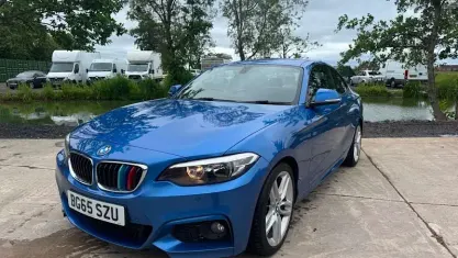 Used BMW 218 M Sport 150 HP (110 kW) 2015 Blue Coupe