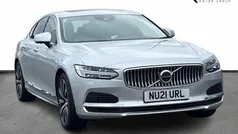 Bright silver Used 2021 Volvo S90 Inscription Sedan | £24,790 (Fair price)