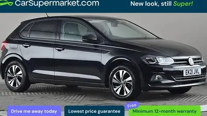 Used VW Polo Match 80 HP (58 kW) 2021 Black Hatchback