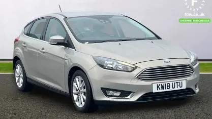 Used Ford Focus Titanium 125 HP (91 kW) 2017 Silver Hatchback
