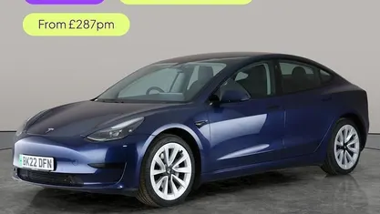 Used Tesla Model 3 Standard Range 208 kW (283 HP) 2021 Blue Sedan