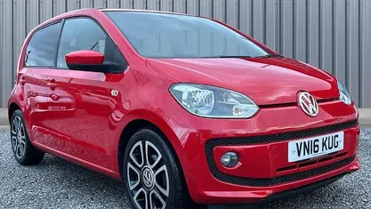 Used VW up! high up! 75 HP (55 kW) 2016 Red Hatchback
