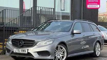 Used Mercedes E350 AMG line 258 HP (189 kW) 2014 Silver Estate