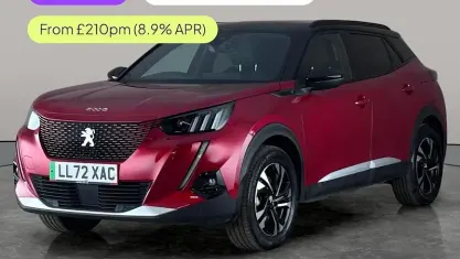 Used Peugeot e-2008 GT 100 kW (136 HP) 2022 Red SUV