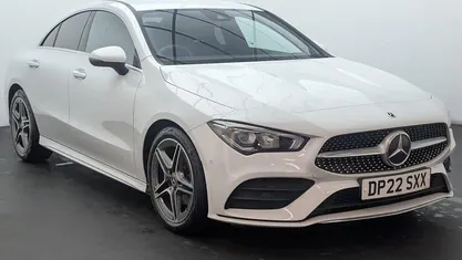 White Used 2022 Mercedes CLA180 AMG line Sedan | £20,050 (Good price)