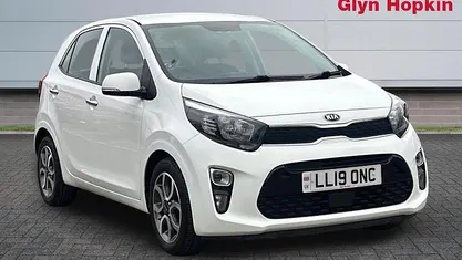Used Kia Picanto 84 HP (61 kW) 2019 White Hatchback