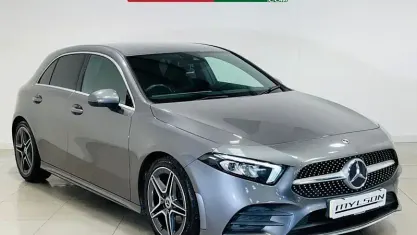 Used Mercedes A200 AMG line 163 HP (119 kW) 2018 Grey Hatchback