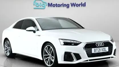 Used Audi A5 S-Line 163 HP (119 kW) 2021 White Coupe