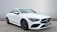 White Used 2020 Mercedes CLA180 AMG line Sedan | £20,498 (Fair price)