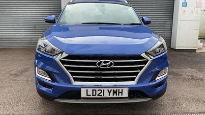 Używany Hyundai Tucson SE 180 KM (132 kW) 2020 Niebieski SUV